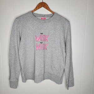 Kate Spade Wink Wink Grey Sweatshirt - Size XS